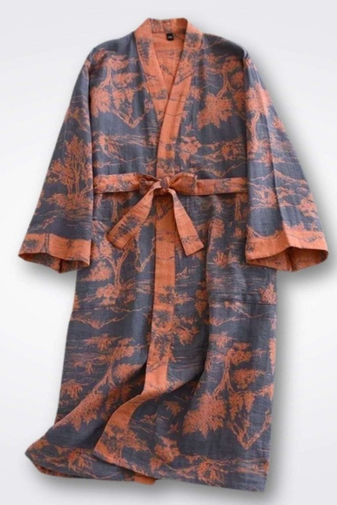 Kimono bleu femme 2