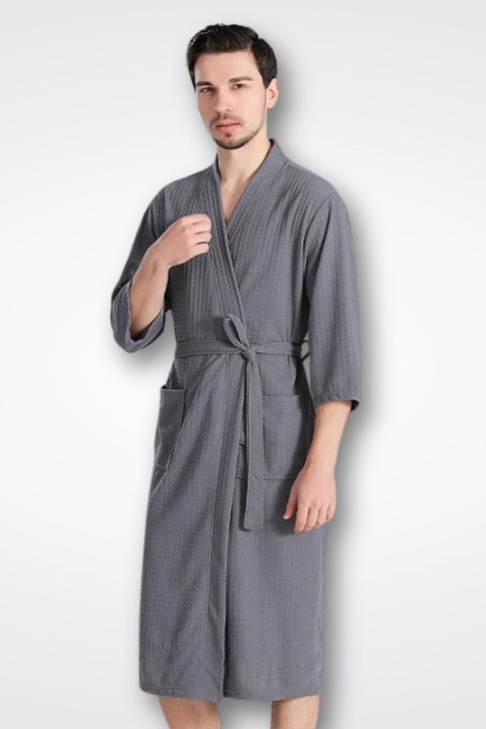 Peignoir Homme Gris  Gris / S