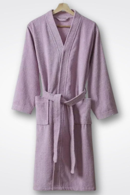 Peignoir de bain violet 